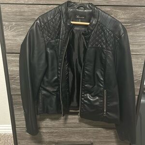 Women’s faux leather jacket